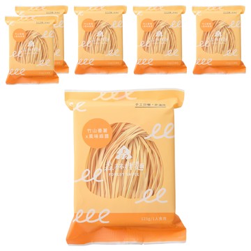 FOREST NOODLES 森林麵食 竹山番薯乾麵 風味麻香醬 125g  6包