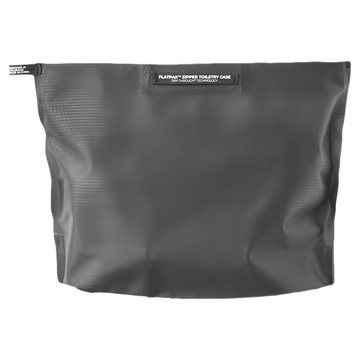 Matador 鬥牛士 FlatPak Zipper Toiletry Case 便攜防水拉鍊旅行收納袋 30D Cordura材質 2.25公升最大容量  24 x 17 x 9cm  黑色  1個