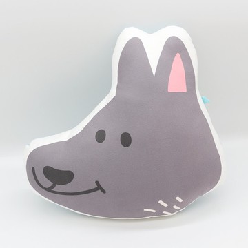 小抱枕/午睡枕-OREO(黑狗)(30x30cm)