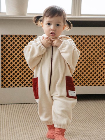 Hooded Polyester Cotton All-in-One (C1WQ7801-BC)