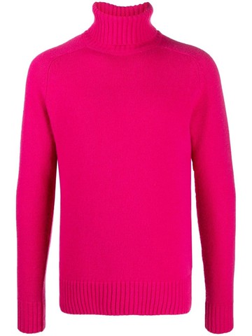 AMI Paris - roll-neck wool jumper - men - Wool - S - Pink