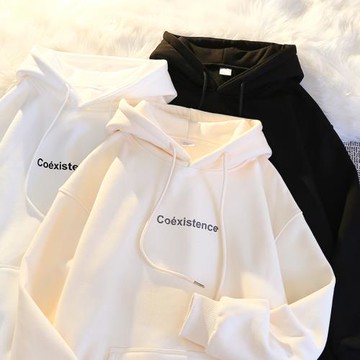 2025新款春秋薄款韓版潮牌連帽衛衣男冬季加絨加厚oversize情侶裝