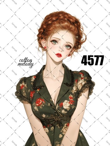 original sticker no.4577 人物貼紙 原創貼紙 原創人物貼紙 裝飾貼紙 cotton melody