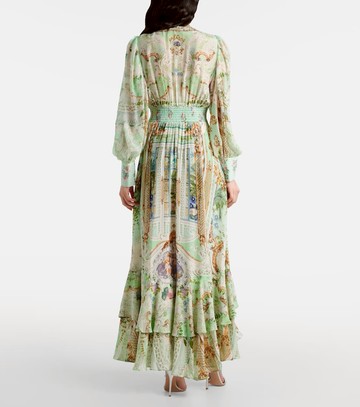 Camilla Crystal-embellished silk maxi dress
