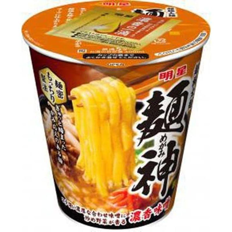 明星食品 麺神カップ 濃香味噌 100g (旧)