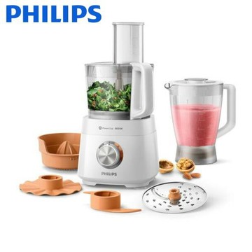 【PHILIPS 飛利浦】新一代廚神料理機800W Turbo旗艦版 HR7510 白