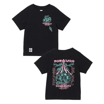 CHUMS Kids CD Donburako T-Shirt 中大童 短袖上衣 黑色 CH211449K001