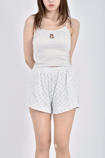 (M) 小熊灰色套裝