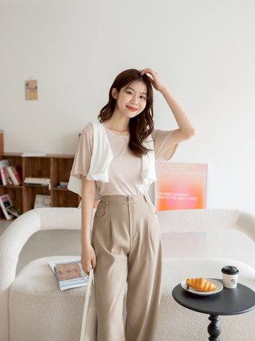 獨家訂製！好彈好親膚日常短袖T KQ3886-9【現貨】