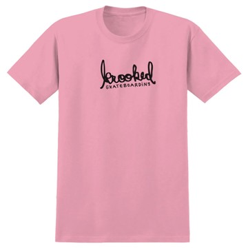 KROOKED 51023491B-PNK SKRIPT TEE 短T (粉色)