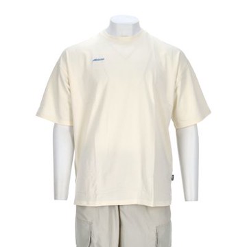 Mizuno Sports Style 男款 女款 象牙白色 抗紫外線 T恤 運動 短袖 D2TAC56102