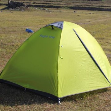 戶外野營雙層2人鋁桿防雨防曬登山露營帳篷便攜輕量化裝備套裝