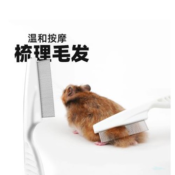 倉鼠小梳子兔子龍貓豚鼠金絲熊專用梳毛器刷毛梳去浮毛小寵物用品