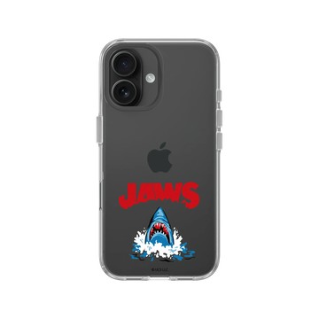 iPhone 16 Clear Case（相機按鈕） 透明 - Jaws - 大白鯊 - 咬人鯊魚