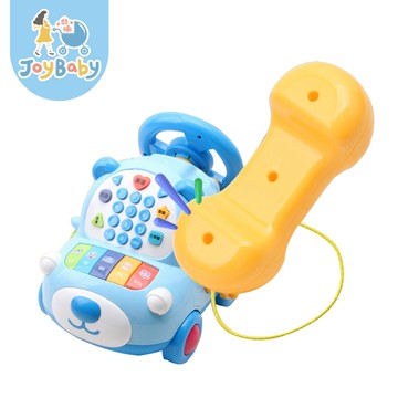 JOYBABY 電話玩具車 兒童電話車 故事機 模擬方向盤 早教玩具