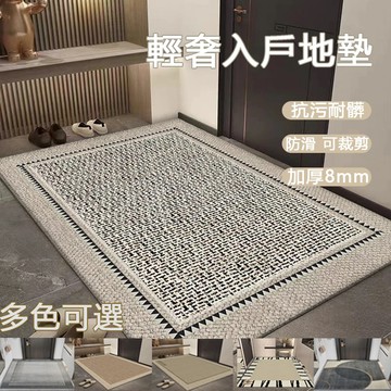 🔥 入戶輕奢地墊 🔥免運🚚人戶地墊 玄關地墊 地墊 進門地墊 腳踏墊 除塵地墊 腳踏墊玄關 大門地墊 加厚8mm 客製化
