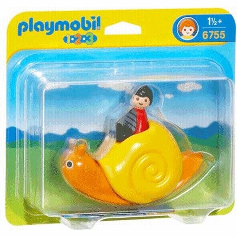 プレイモービル 1 2 3シリーズ 6755 1 2 3ゆらゆらカタツムリ 通販 Lineポイント最大0 5 Get Lineショッピング