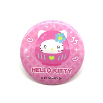 asdfkitty*KITTY 達摩 徽章 別針 胸針-日本正版