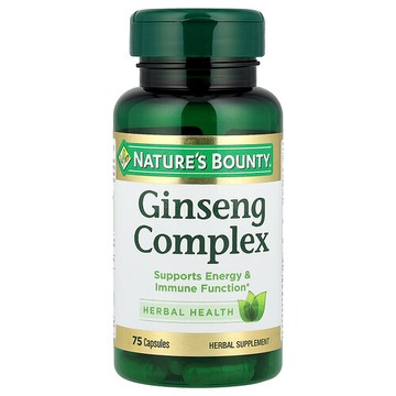 Nature's Bounty, 人參複合物，75膠囊