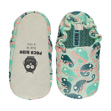 Poco Nido (英國) 嬰兒 BB鞋 學行/學步鞋仔 - 變色龍 (薄荷色)