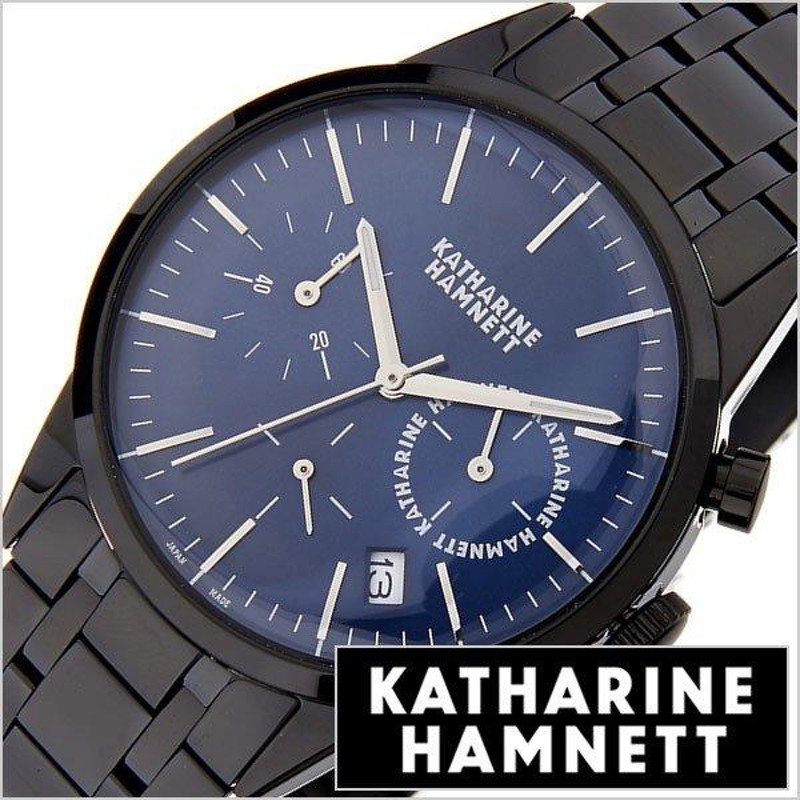 キャサリン ハムネット 腕時計 KATHARINE HAMNETT 時計 クロノグラフ 6 