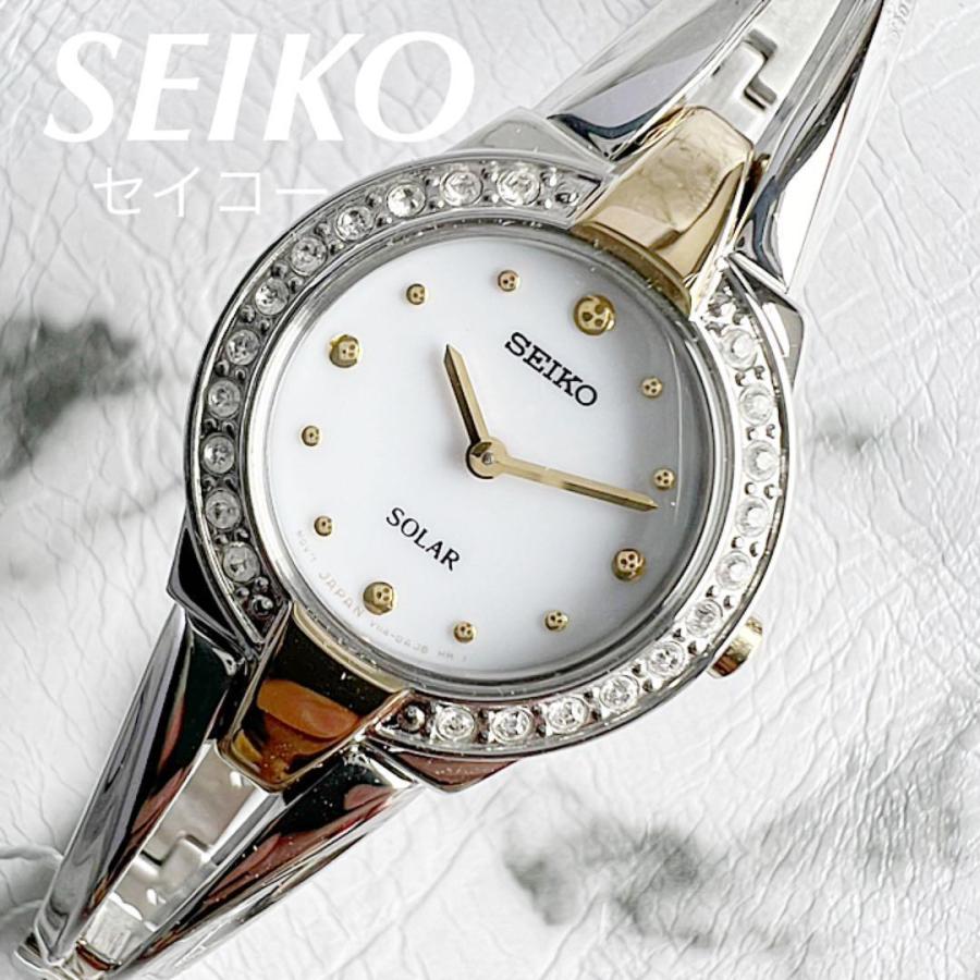 定価3.7万円 セイコー レディース 腕時計 シルバー・ゴールド SEIKO ソーラー発電 女性用 ダイヤ | LINEブランドカタログ