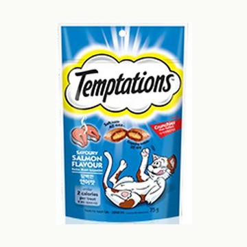 【拉拉寵物小舖】喵愛餡 貓餡餅 Temptations 貓點心 貓夾心 貓愛餡 貓餅乾 化毛 夾心酥餅 貓零食 貓餅
