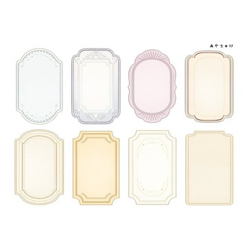 【9 月新品】20-147-0095 裁切紙 幻想復古浪漫喫茶