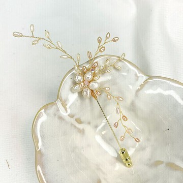 路得稻穗系列-亞歷珊卓 胸針