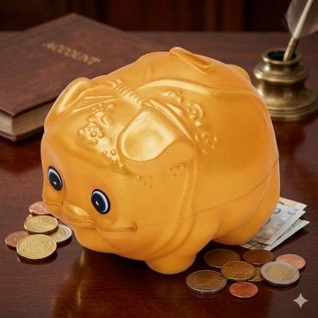 艾比百貨》金豬撲滿 造型存錢筒 豬公撲滿 小豬撲滿 金色豬公 存錢筒 存錢桶 存錢罐 豬撲滿 金豬 存錢 撲滿 豬公 豬