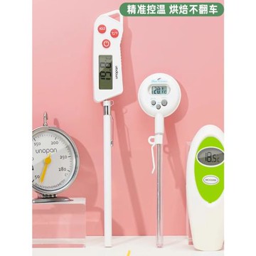 溫度計水溫計食品溫度計烘焙測食物高精度探針式測溫計探溫計廚房