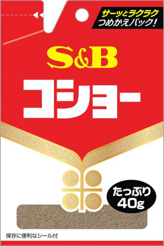 S & B pepper bag containing 40g