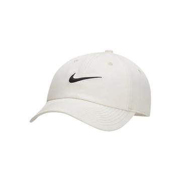 【NIKE】U NK CLUB CAP U CB SWSH L 帽子 棒球帽 運動帽 LOGO 白 FB5369-072