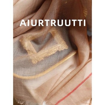 AiurtRuutti意式奢品大方巾純山羊絨圍巾 外搭披肩格紋戒指絨輕薄