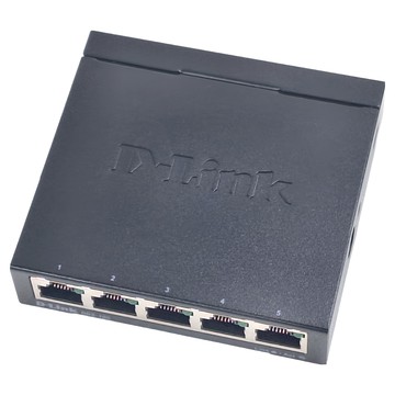D-Link 友訊科技 5埠 Gigabit 桌上型網路交換器  DGS-105  1台
