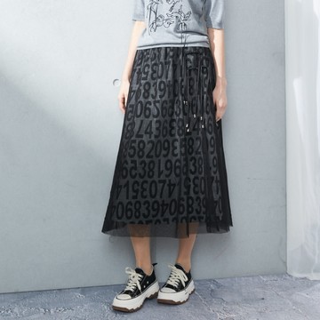 CLL巧玲瓏 數字遊戲雙層紗裙 3110209