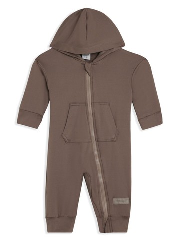 THE GIVING MOVEMENT - long-sleeve onesie - kids - Recycled Spandex/Recycled Polyester - 18-24 mth - Brown