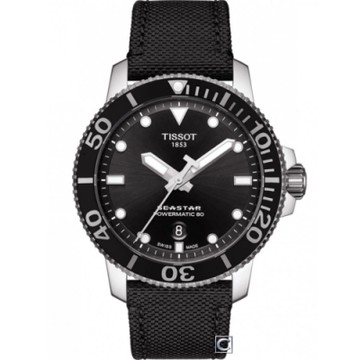 TISSOT 天梭 官方授權SEASTAR 海星潛水機械錶 男錶 聖誕節 禮物(T1204071705100)43mm