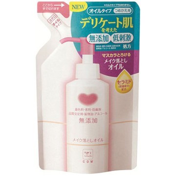 n2 日本製【Cow牛乳石鹼】無添加卸妝油補充包130ml