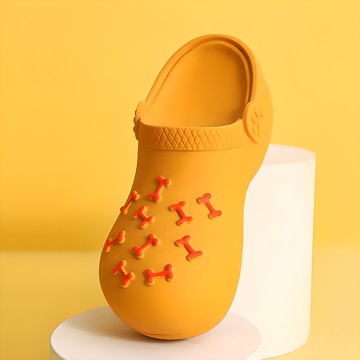 Lanboer 寵物涼鞋啾啾玩具  L  1個  橘色