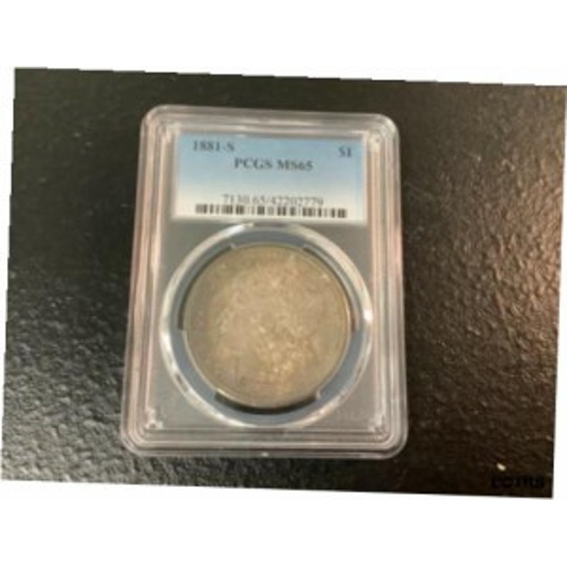 品質保証書付】 アンティークコイン NGC PCGS 1881-s Morgan Silver