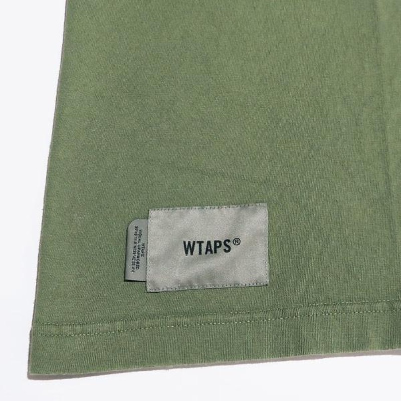 WTAPS ダブルタップス 22SS MASTER CHIEF/SS/COTTON 221ATDT-STM01S マスターチーフ ショートスリーブ  コットン Tシャツ オリーブドラブ 半袖 カットソー | LINEブランドカタログ