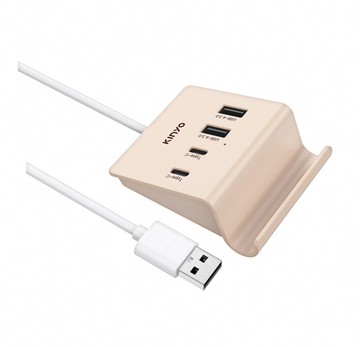 4孔支架集線器usb hub typec