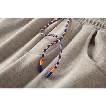 一定要入！品質出色！超舒服！秋季新款男休閑松緊腰直筒束腳衛褲