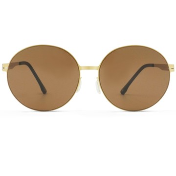 SUPER IDOL l 花漾陽光大圓框太陽眼鏡 l 輝煌金