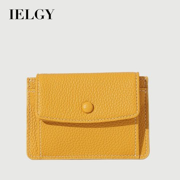 IELGY 女士短款錢包時尚純色多功能創意零錢包女