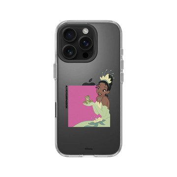 iPhone 16 Pro Clear Case（相機按鈕） 透明 - 迪士尼-公主系列 Disney Princess - 公主專屬系列-公主與青蛙 蒂安娜