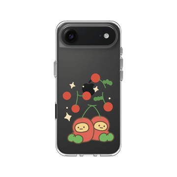 iPhone Air Clear Case（相機按鈕） 透明 - 瘋狂眼珠 Crazy Eyes - 炸蝦櫻桃日