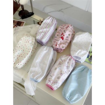 原創可愛卡通學生外套防污漬防臟袖套女士辦公室衣服防水護袖套袖