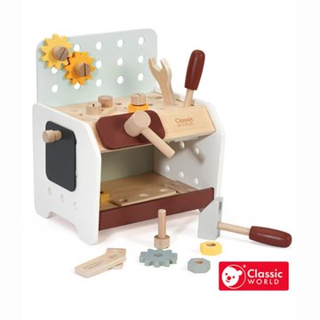 【德國 classic world 客來喜經典木玩】迷你工具檯《50568》